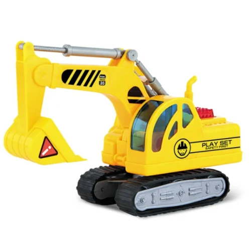 Excavator Wenyi cu fricțiune (lumini/sunete), scara 1:20 cumpăra în Chișinau