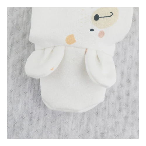 Комбинезон для малыша Minikin Happy Baby, молочный с мордочками зверят, р.56 купить в Кишиневе