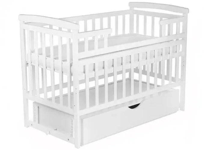 Детская кроватка DeSon Белый с ящиком купить в Кишиневе