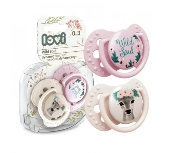 Suzeta  din silicon dinamica Lovi Wild Soul (6-18 luni) 2 buc. cumpăra în Chișinau