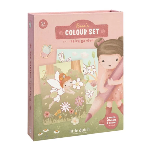 Набор для раскрашивания Little Dutch Rosa Fairy Garden купить в Кишиневе