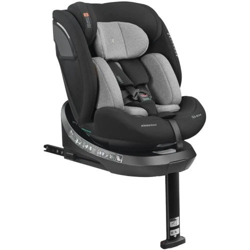 Автокресло 40-150 см (i-Size) Isofix Kikkaboo i-Orbit Light Grey, поворотное 360 купить в Кишиневе