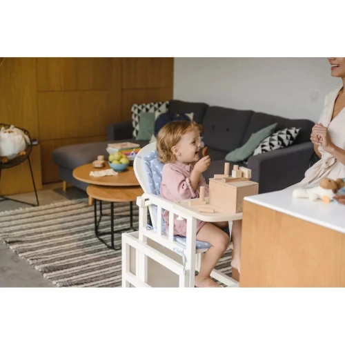 Стул для кормления 2 в 1 DeSon Pampuh Белый купить в Кишиневе