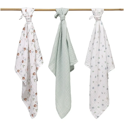 Пелёнки из муслина BabyOno Extra Soft Mint (70x70 см), 3 шт. купить в Кишиневе