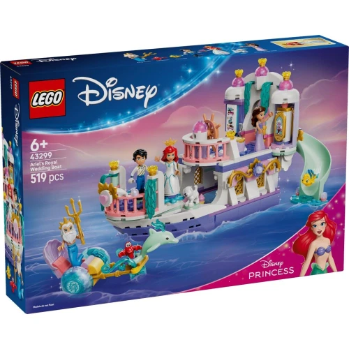 Set construcție Lego Disney Ariel's Royal Wedding Boat, 519 elemente cumpăra în Chișinau