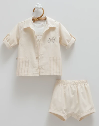 Комплект из 3 штук Caramell New Linen Beige (6-9М) купить в Кишиневе