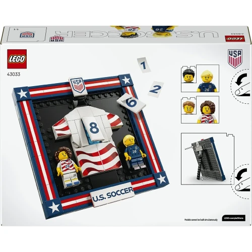 Set construcție Lego Editions 2026 U.S. Soccer National Team Jersey, 167 elemente cumpăra în Chișinau