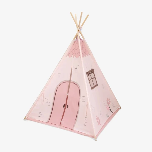 Палатка для детей с матрасом KikkaBoo TeePee House Pink купить в Кишиневе