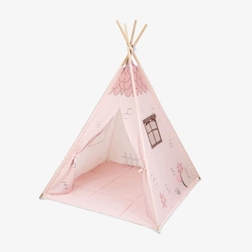 Палатка для детей с матрасом KikkaBoo TeePee House Pink купить в Кишиневе