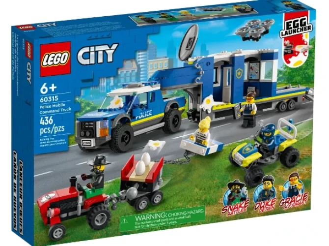 Конструкторы Lego City Police Mobile Command Truck, 436 элементов купить в Кишиневе