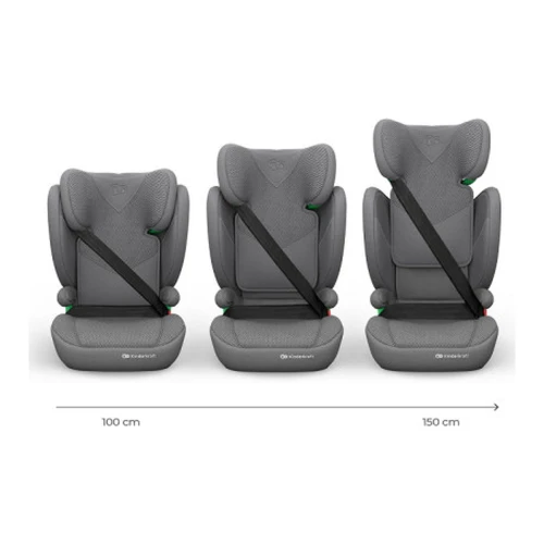 Автокресло 100-150 см (i-Size) Isofix KinderKraft Junior Fix 2 Plus Grey купить в Кишиневе