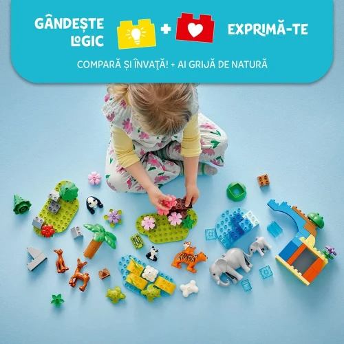 Конструкторы Lego Duplo 3in1 Wild Animal Families, 92 элемента купить в Кишиневе