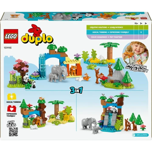 Конструкторы Lego Duplo 3in1 Wild Animal Families, 92 элемента купить в Кишиневе