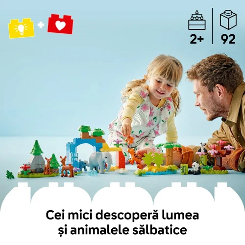 Конструкторы Lego Duplo 3in1 Wild Animal Families, 92 элемента купить в Кишиневе