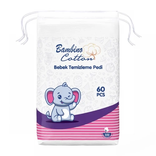 Dischete din bumbac pentru copii Bambino Cotton, 60 buc. cumpăra în Chișinau