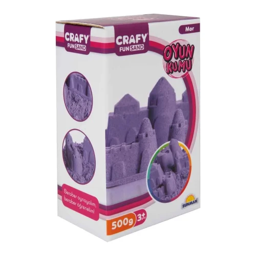 Кинетический песок фиолетовый Crafy Sand, 500 г купить в Кишиневе