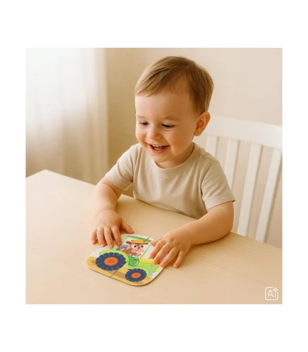 Puzzle educativ Dodo Baby 4 in 1 Transport, 13 elemente cumpăra în Chișinau