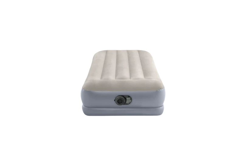 Saltea gonflabilă Intex Velur Twin Pillow Rest Mid-Rise cu tetieră și pompă electrică încorporată 220 V cumpăra în Chișinau