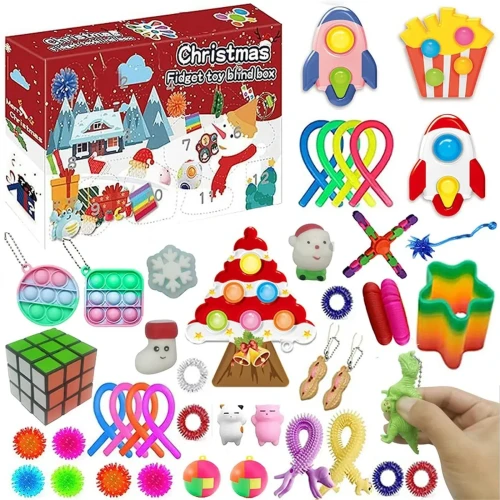 Calendar advent Essa Toys cu jucării antistres și pasiență cumpăra în Chișinau