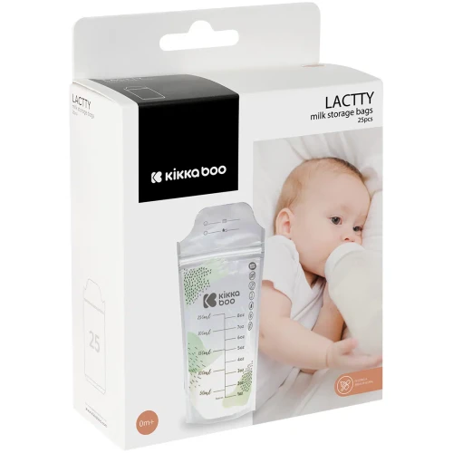 Пакеты для хранения молока KikkaBoo Lactty, 25 шт., 200 мл купить в Кишиневе