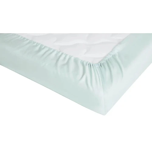 Cearsaf de pat pe elastic Perina Sateen Premium Menta, 120x60 cm cumpăra în Chișinau