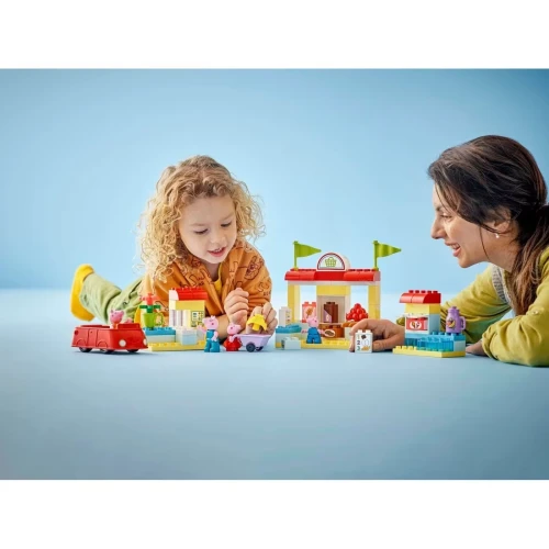 Set construcție Lego Duplo Peppa Pig Supermarket, 70 elemente cumpăra în Chișinau