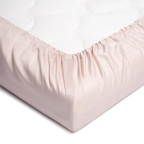 Cearsaf de pat pe elastic Perina Sateen Premium Roz, 120x60 cm cumpăra în Chișinau