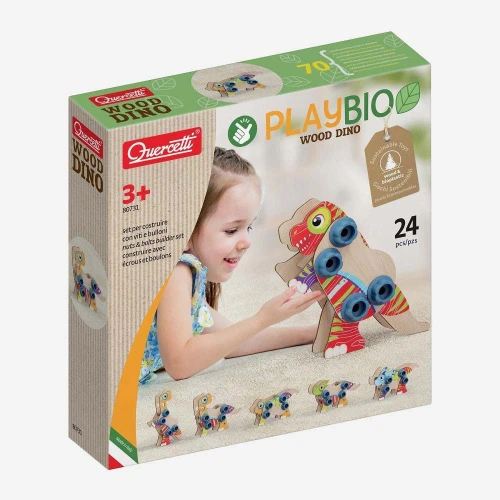 Конструктор Quercetti Play Bio Wood Dino, 24 элемента купить в Кишиневе