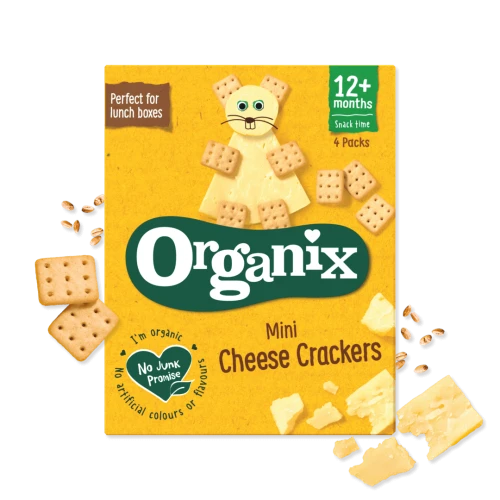 Печенье Organix Mini Cheese Crackers (12 мес.+), 4x20 г купить в Кишиневе