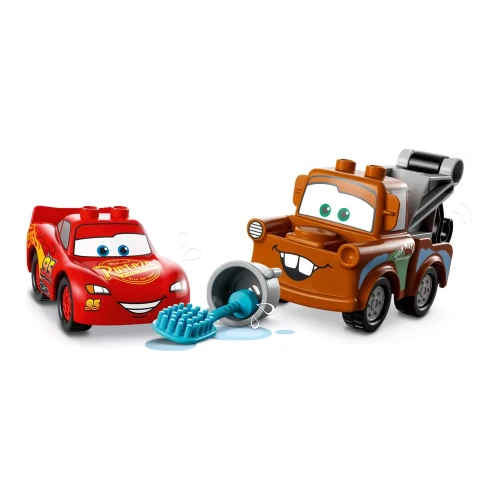 Set construcție Lego Duplo Distracție la spălătorie cu Fulger McQueen și Bucșa, 29 elemente cumpăra în Chișinau
