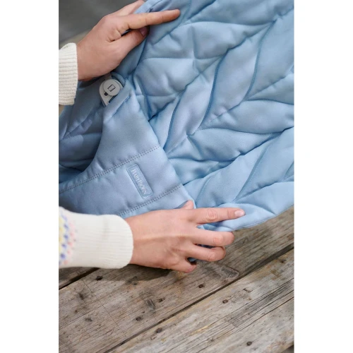 Balansoar BabyBjorn Bliss Woven Petal Quilt, Blue cumpăra în Chișinau