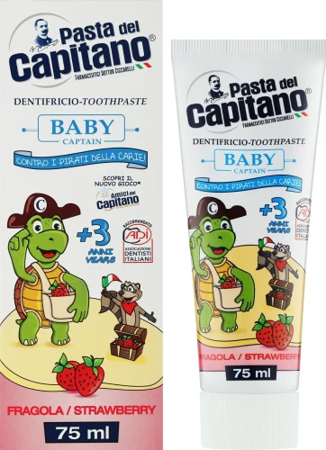 Pastă de dinți Pasta del Capitano Căpșuni(3+ ani) cumpăra în Chișinau