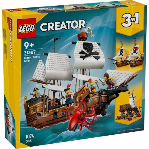 Конструкторы Lego Creator Iconic Pirate Ship, 1074 элемента купить в Кишиневе