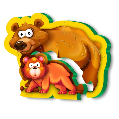 Развивающий пазл Puedo Magnetic Mommy&Baby, 6 элементов в асс. купить в Кишиневе