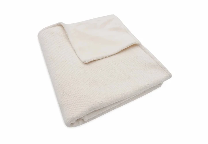 Păturică Jollein Cosy Knit Ivory/Velvet, 100x150 cm cumpăra în Chișinau