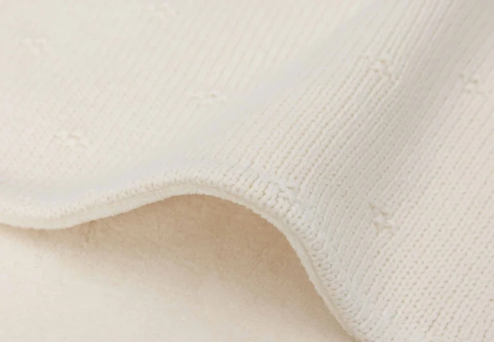 Păturică Jollein Cosy Knit Ivory/Velvet, 100x150 cm cumpăra în Chișinau