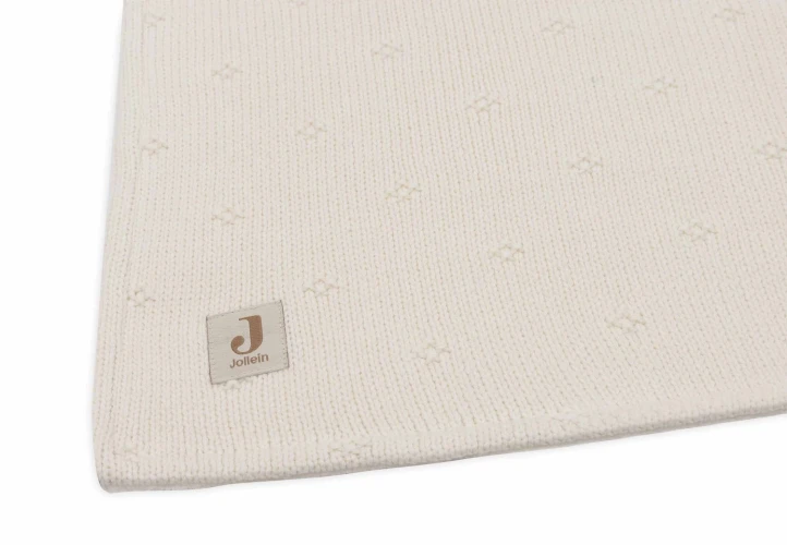 Păturică Jollein Cosy Knit Ivory/Velvet, 100x150 cm cumpăra în Chișinau
