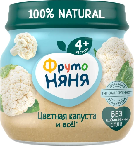 Piure ФрутоНяня din conopida (4+ luni), 80 g cumpăra în Chișinau