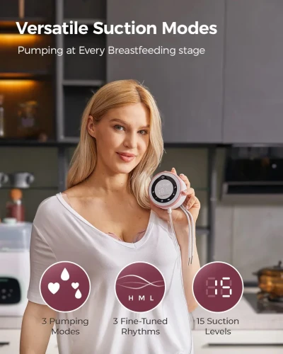 Pompa de sân electrică dubla Momcozy V1 Pro Red cumpăra în Chișinau