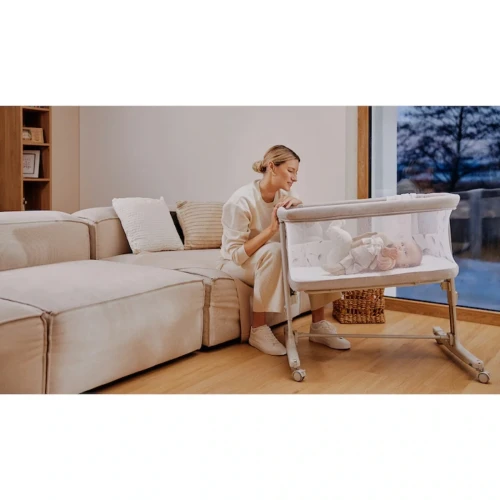 Детская кроватка 3 в 1 Lionelo Aurora Beige Capuccino купить в Кишиневе