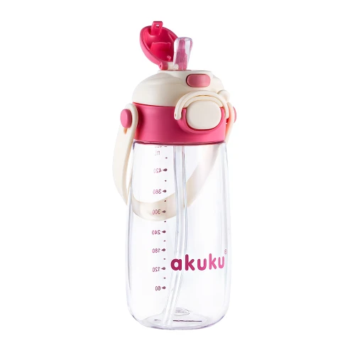 Поильник с трубочкой Akuku Pink (5 лет+), 480 мл купить в Кишиневе