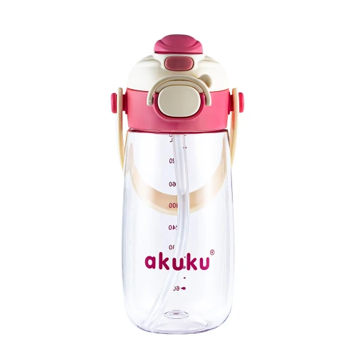 Поильник с трубочкой Akuku Pink (5 лет+), 480 мл купить в Кишиневе