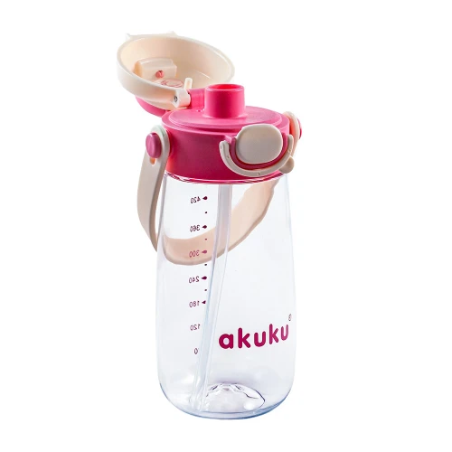 Поильник с трубочкой Akuku Pink (5 лет+), 480 мл купить в Кишиневе