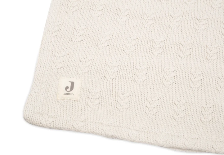 Păturică Jollein Grain Knit Oatmeal/Velvet, 100x150 cm cumpăra în Chișinau