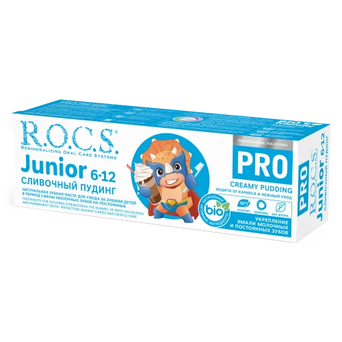 Зубная паста R.O.C.S. PRO Junior Сливочный пудинг (6-12 лет) купить в Кишиневе