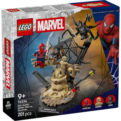 Конструкторы Lego Marvel Epic Battle: Spider-Man vs Sandman, 201 элемент купить в Кишиневе