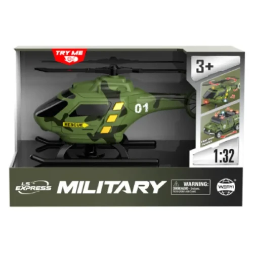 Elicopter militar de salvare Wenyi Military (lumini/sunete), scara 1:32 cumpăra în Chișinau