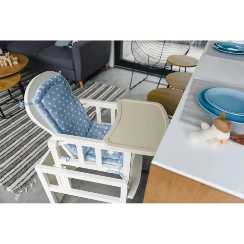 Стул для кормления 2 в 1 DeSon Pampuh Белый купить в Кишиневе