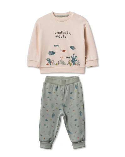 Set din 2 piese BabyCosy Green & Ecru (18-24L) cumpăra în Chișinau