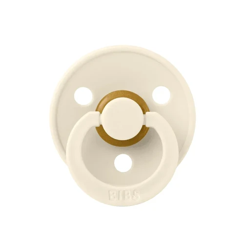 Suzetă rotundă din latex Bibs Colour Ivory & Petrol (6-18 luni), 2 buc. cumpăra în Chișinau